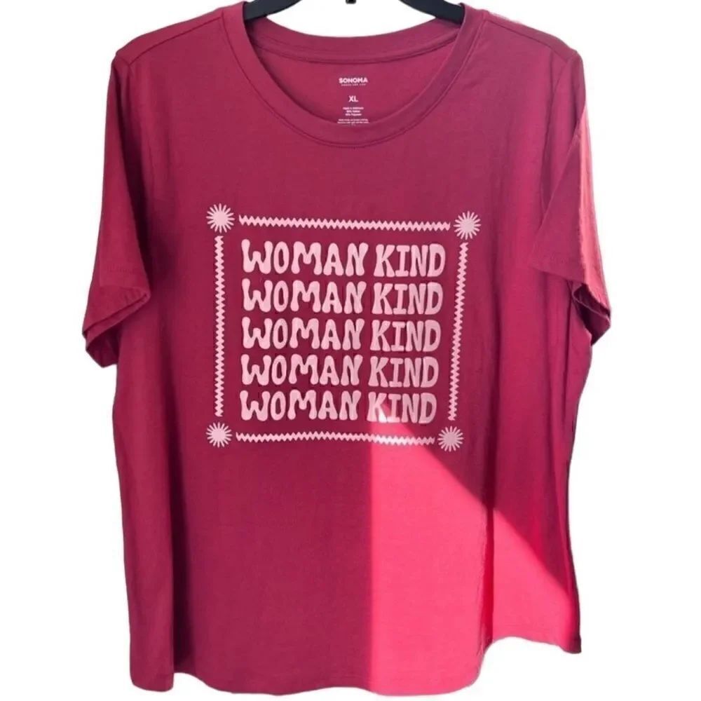 (NWT) Sonoma women’s history month graphic tee shirt, red, size XL